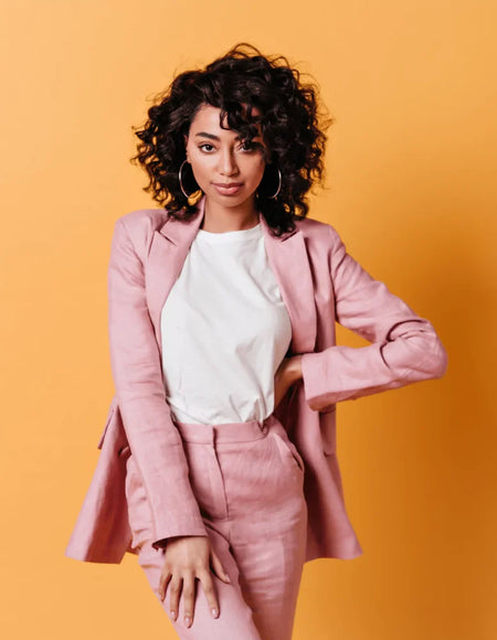 Women Solid Single Breasted Formal