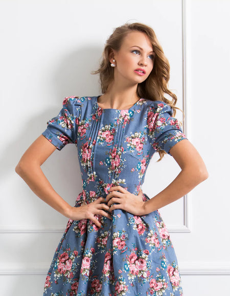 Curly Girl Beautiful Dress