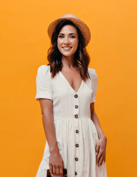 White Straight White One piece