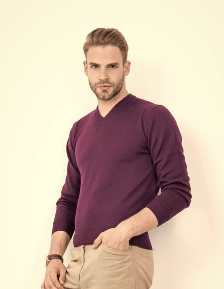 Men Solid Round Neck Pure Cotton